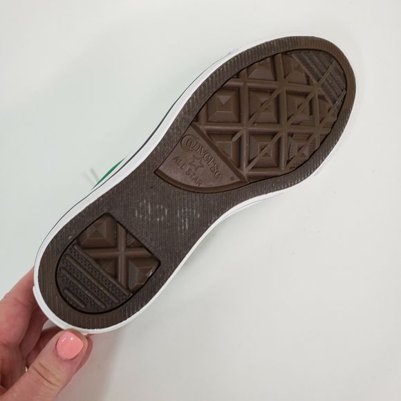 Single One Right Shoe Only Women's Converse All Star Size 6 Kelly Green Amputee - Picture 5 of 6